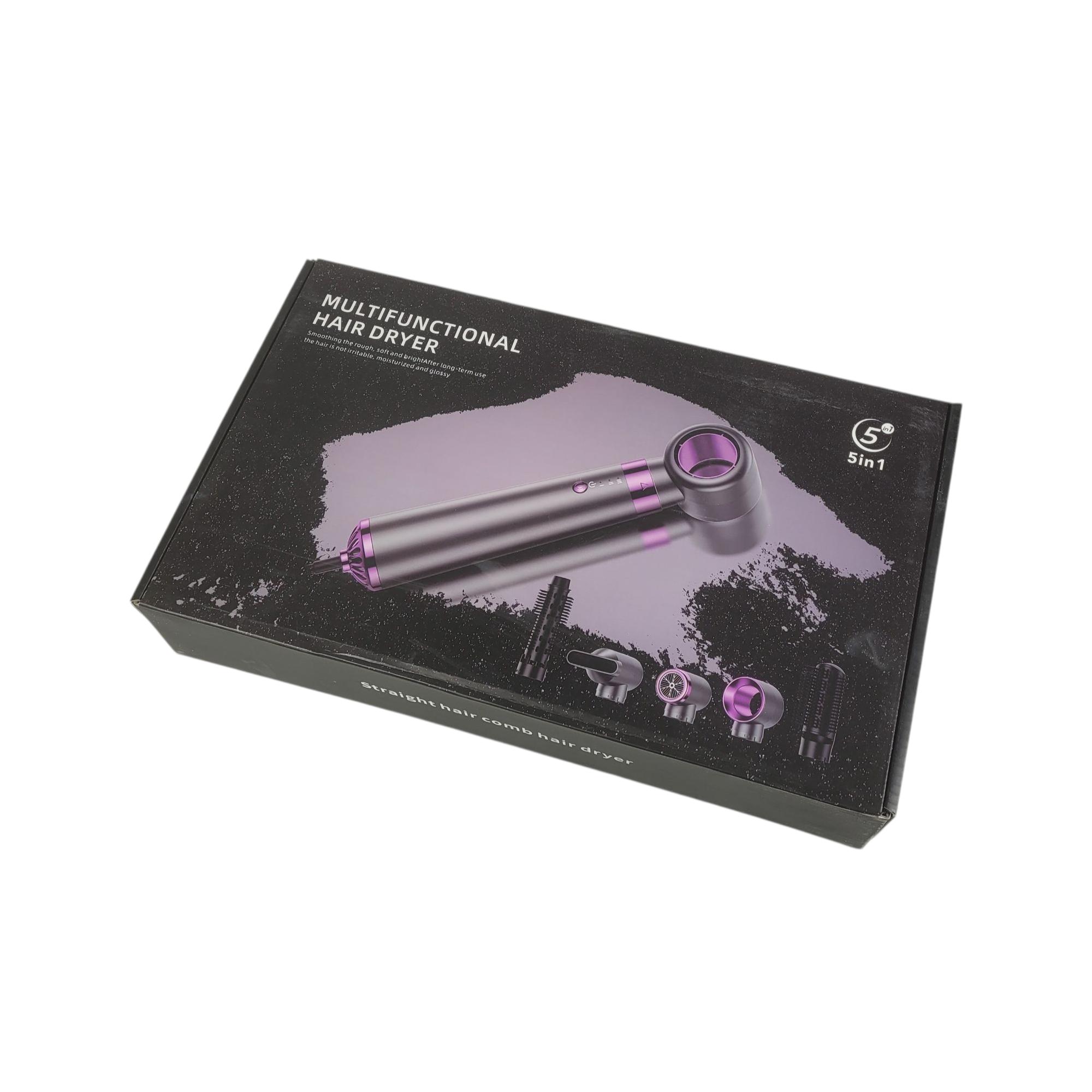 Gambar produk NOCCLILI Hair Dryer Multifungsi 5in1 Anion Pengering Rambut 600W - Q7 - Kemasan