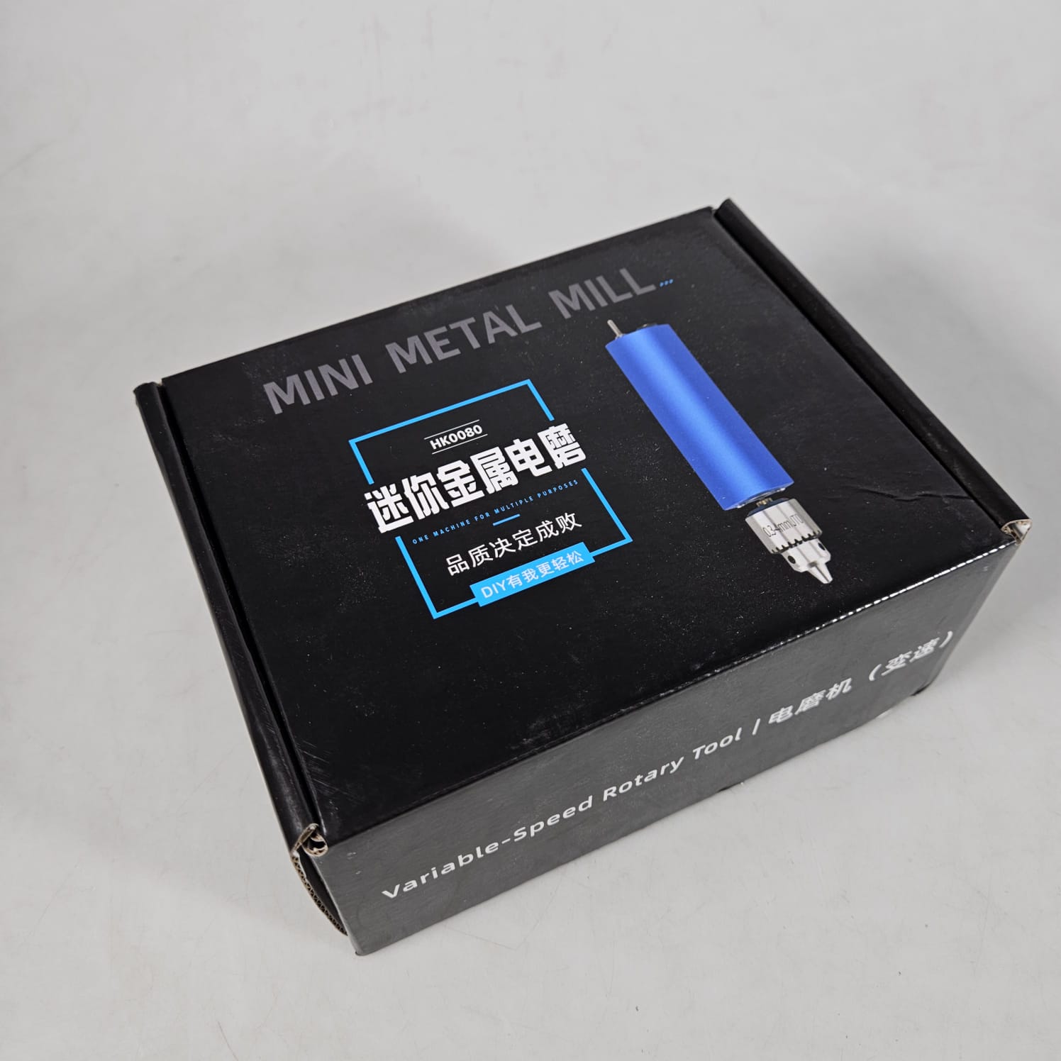 Gambar produk Taffware Bor Listrik Mini Grinder Alat Ukir Multifungsi 12000 RPM - HK0080 - Kemasan