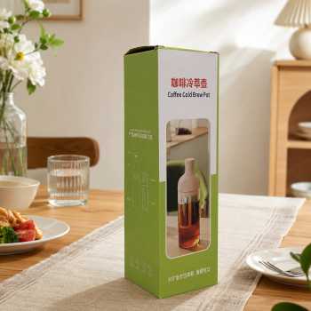Gambar produk COBRIE Botol Cold Brew Coffee Maker Filter Borosilicate Glass 1L - OD-20 - Kemasan
