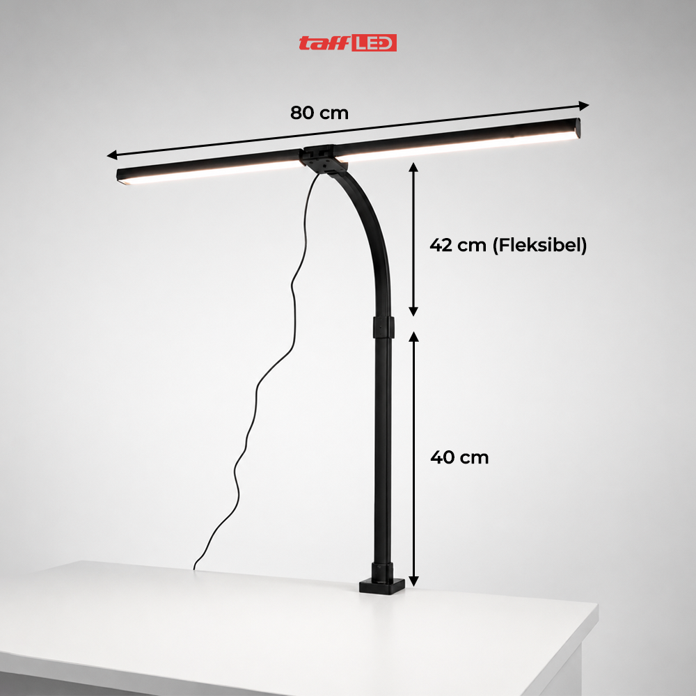 Gambar produk TaffLED Lampu Meja Belajar LED 3 Color 2700-6500K 24W - T188 - 8