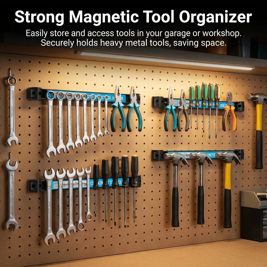 Gambar produk Damody Gantungan Magnet Perkakas Magnetic Tool Holder Wall Mounted 25cm - DP-100 - 3
