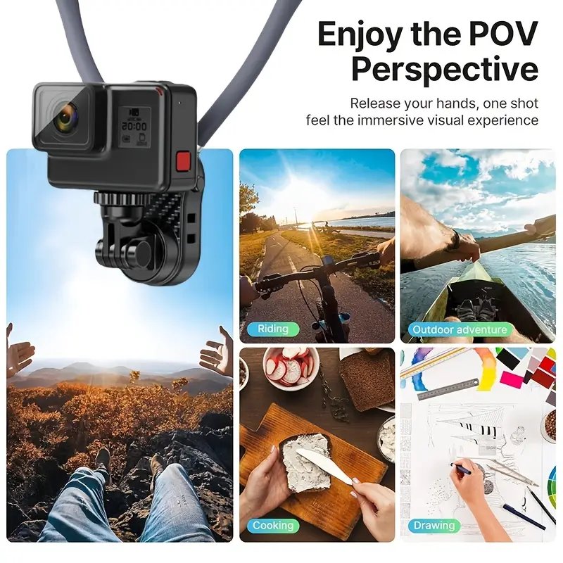 Gambar produk DAISIGI Neck Holder Lanyard Strap Mount Leher GoPro Insta360 DJI - NL15 - 3