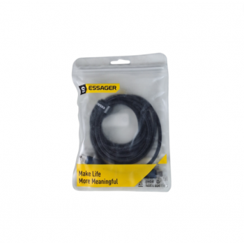Gambar produk ESSAGER Kabel Data USB Type C To Type C Fast Charging QC4.0 5A 100W 2M - ES-X18 - Kemasan