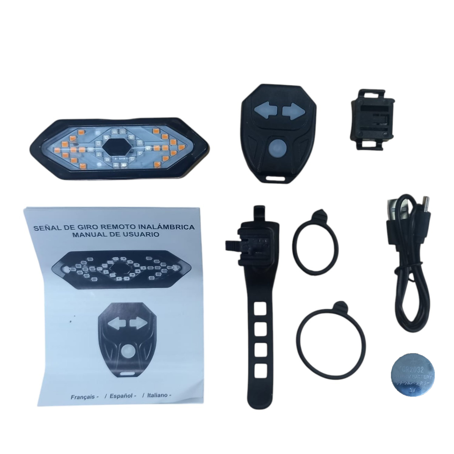 Gambar produk TaffLED Lampu Rem Sepeda LED 900mAh Rechargeable with Remote Control - FY-1820 - 6