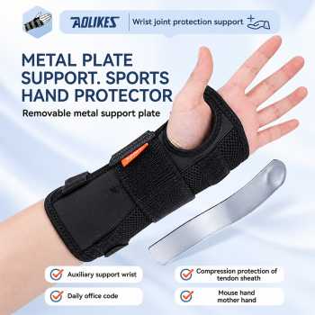 AOLIKES Pelindung Pergelangan Tangan Adjustable Wrist Support 1 PCS - A-1684