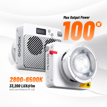Gambar produk Godox Lampu Studio Portable Dimmable 3in1 Color Video Light 100W - ML100Bi