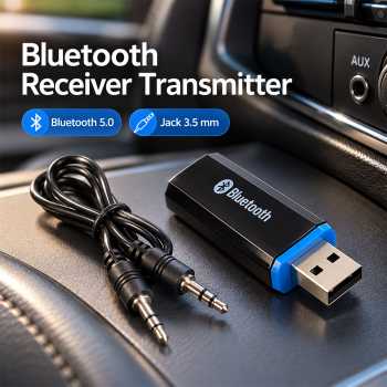 Szy Bluetooth Receiver Transmitter Adapter 5.0 USB Dongle Audio 3.5mm - TX3