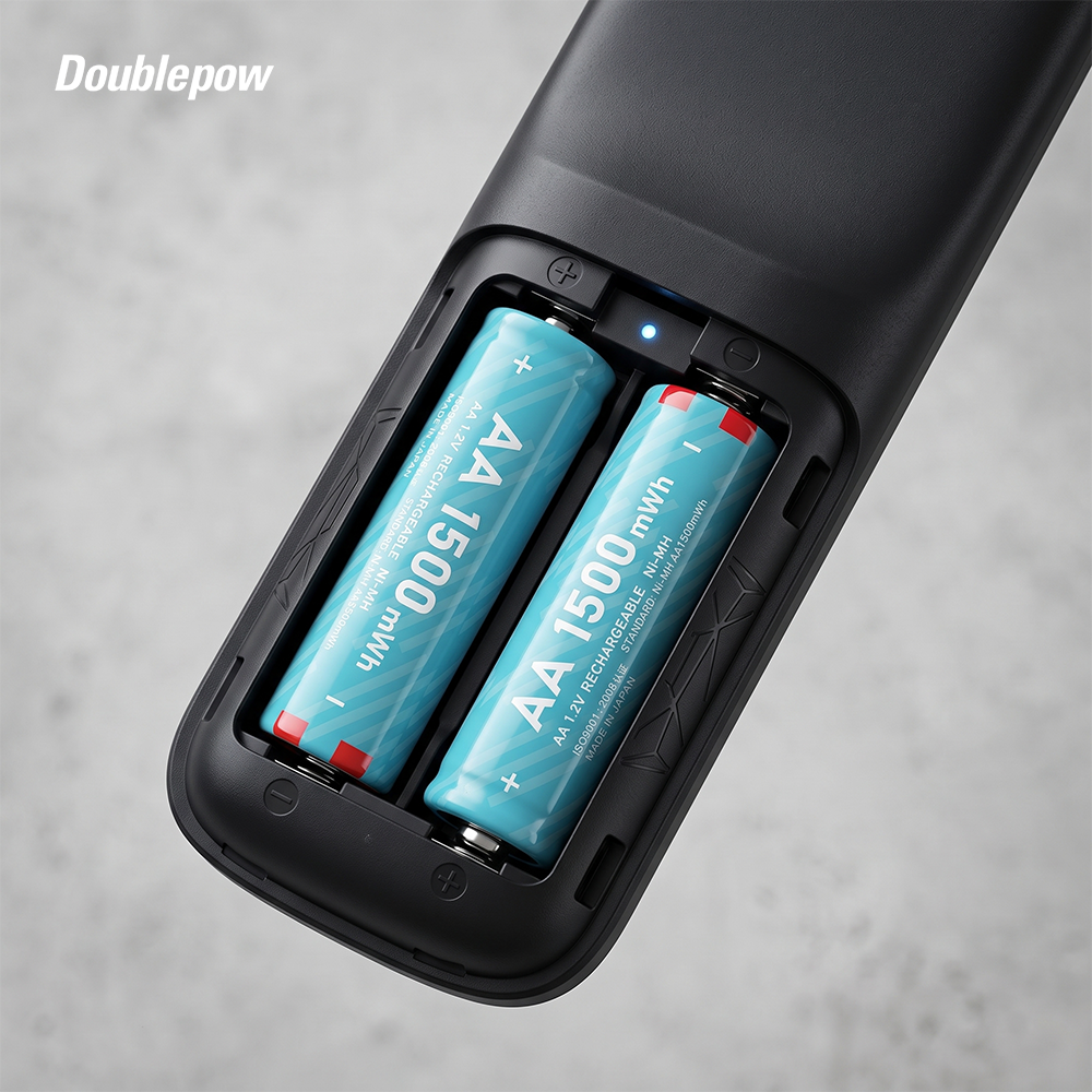Gambar produk Doublepow Baterai Isi Ulang AA Ni-MH Button Top 1500mWh 1.2V 2PCS - 5