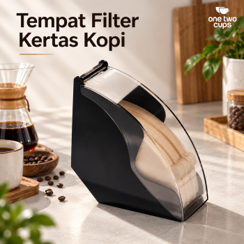 One Two Cups Tempat Filter Kertas Kopi Paper Coffee Holder Acrylic - ZJ020