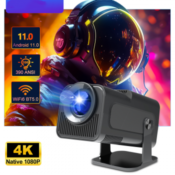 Taffware Proyektor Mini Portable Android 11 WiFi Bluetooth 720P - HY320
