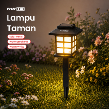 Gambar produk TaffLED Lampu Taman Hias Tancap Sensor Cahaya Solar Power Waterproof - EM300