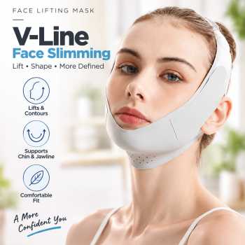 Gambar produk FLO Sabuk Penirus Wajah Pipi Dagu Face Lifting Mask Anti Wrinkle - TZ21