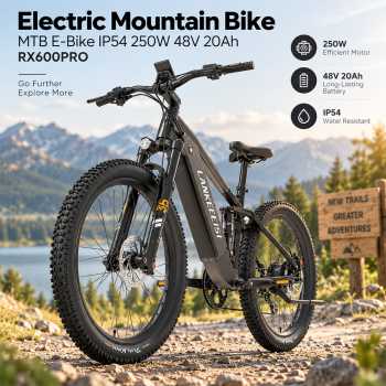 Gambar produk Lankeleisi Sepeda Listrik Gunung MTB E-Bike IP54 250W 48V 20Ah - RX600PRO