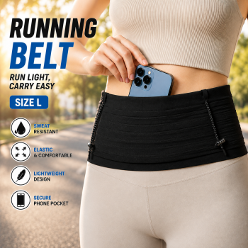 Gambar produk Paceon Tas Pinggang Olahraga Lari Elastic Running Belt Ultra Light L - BAG652