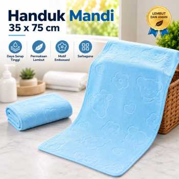 AYUBI Handuk Mandi Polyester Absorbent Quick Dry Bath Towel - U0754