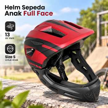 VITOAL Helm Sepeda Anak Full Face 13 Air Vent Size S - HT-32