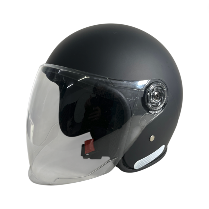 Gambar produk Heabety Helm Sepeda Half Face Sport Anti Fog Visor Helmet - A560 - 1