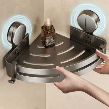 Boltra Rak Gantung Kamar Mandi Bathroom Organizer Suction Cup - RG8A