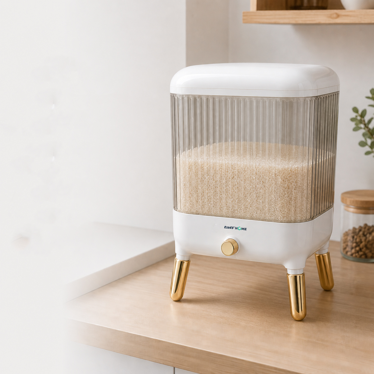 Gambar produk TaffHOME Tempat Beras Dispenser Rice Box Container Insect Proof 10kg - DK32 - 4