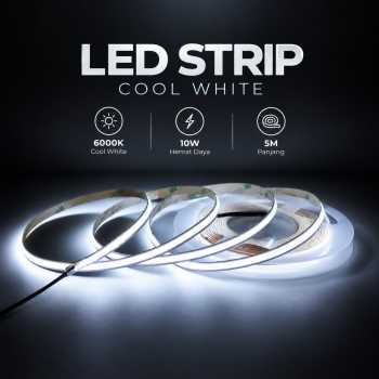 XNBADA Lampu LED Strip Plafon Cool White 6000K 10W 5M - XNB320