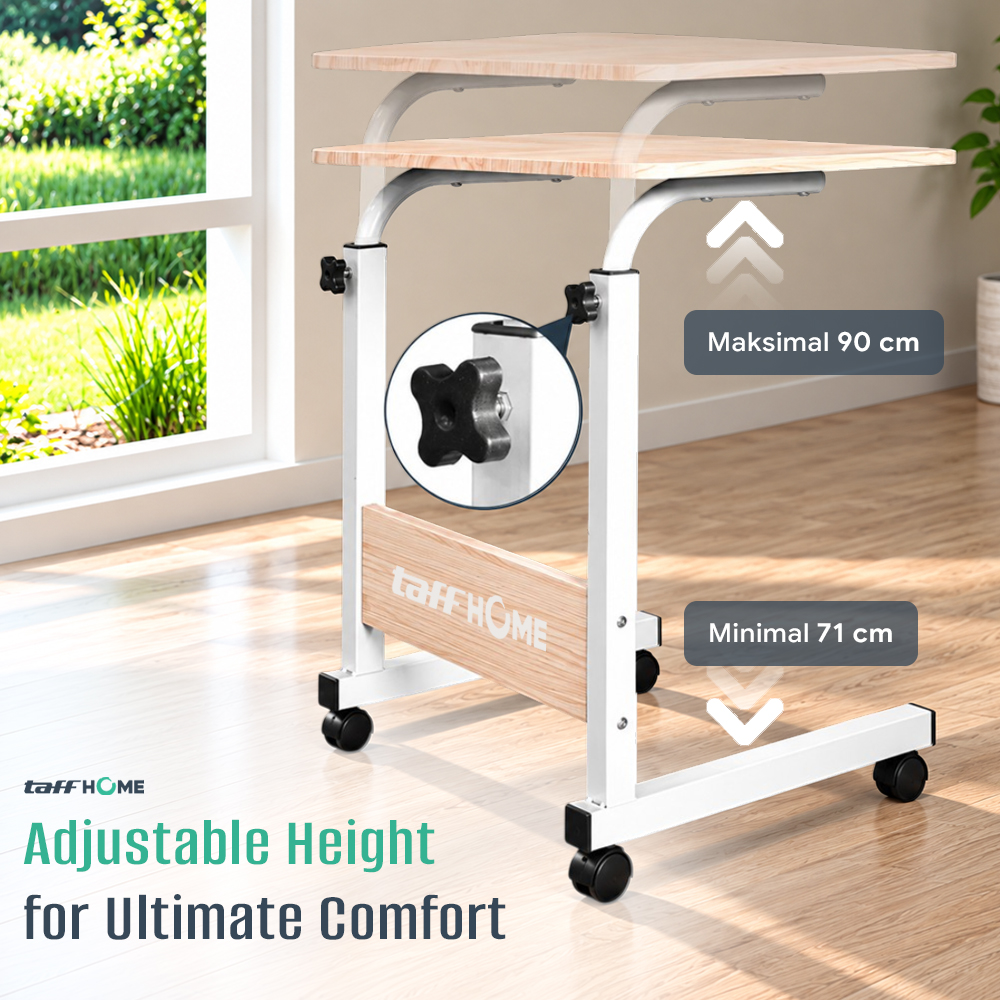Gambar produk TaffHOME Meja Laptop Adjustable Portable Working Desk 60x40cm - ND02 - 2