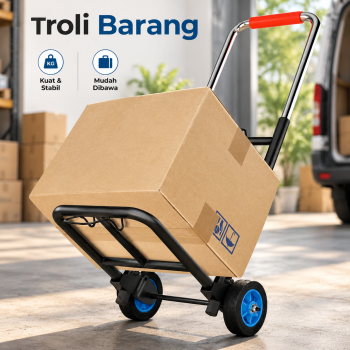 HAOTOOLS Troli Barang Lipat Foldable Trolley Telescopic Rubber Wheels - HT-28