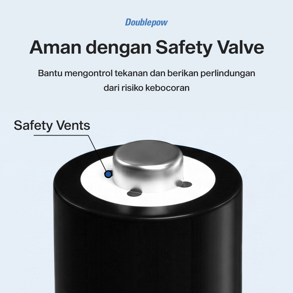 Gambar produk Doublepow Baterai Isi Ulang AAA Ni-MH Button Top 1100 mAh 1.2V 1 PCS - 6