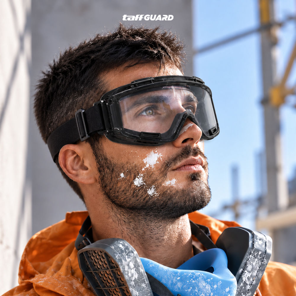 Gambar produk TaffGUARD Kacamata Safety Goggles Work Laboratory Eyewear - ASL-Y - 7