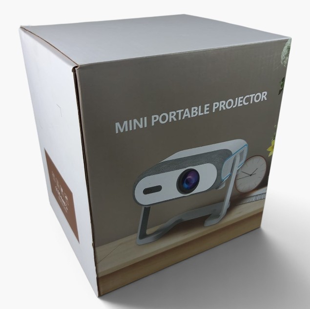 Gambar produk Xuan Proyektor Mini Portable Android 14 720P WiFi Dual Band 300 ANSI - HA116 - Kemasan