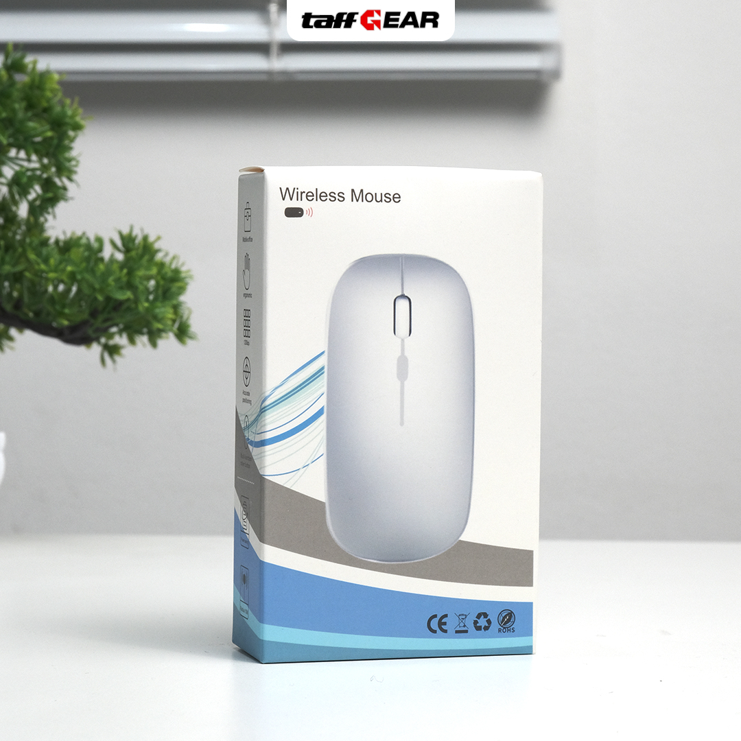 Gambar produk TaffGEAR Mouse Wireless Bluetooth Optical 2.4GHz Silent Click 1600DPI - DC001 - Kemasan