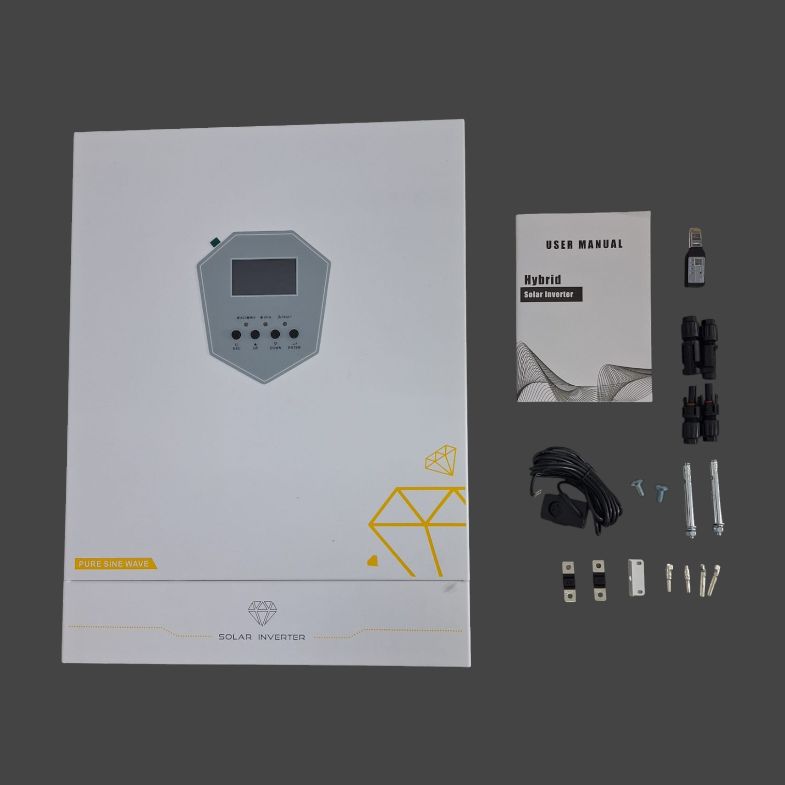 Gambar produk Sun Inverter Solar Controller Hybrid DC 48V to AC 230V 11000W - QD12048MH - 7