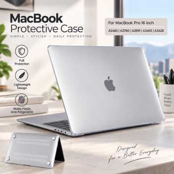 Gambar produk EooCoo Cover Case Macbook Full Protective Case Flat Luxury Mate MacBook Pro 16 Inch - M-05