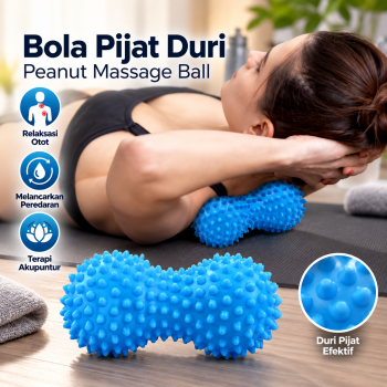 FITPERT Bola Pijat Duri Terapi Akupuntur Peanut Massage Ball - FT-15