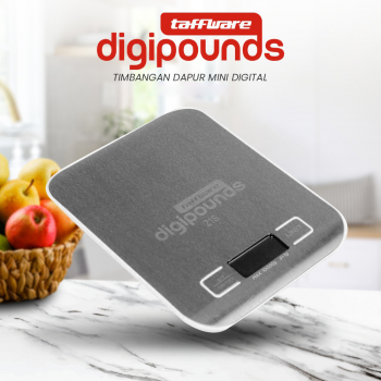 Gambar produk Taffware Digipounds Timbangan Dapur Digital Scale Battery 10kg 1g - Z1S