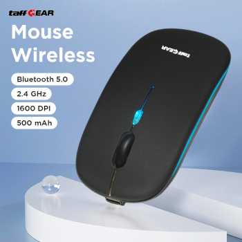 Gambar produk TaffGEAR Mouse Wireless Bluetooth Optical 2.4GHz Silent Click 1600DPI - DC001