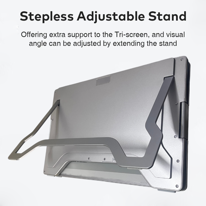 Gambar produk Taffware Portable Monitor Dual Screen 14 Inch IPS FHD 60Hz USB Type C - S688 - 4