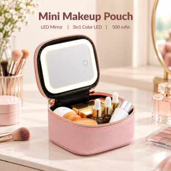 Gambar produk Biutte.co Tas Organizer Make Up Kosmetik LED 3in1 Color 500mAh - F355