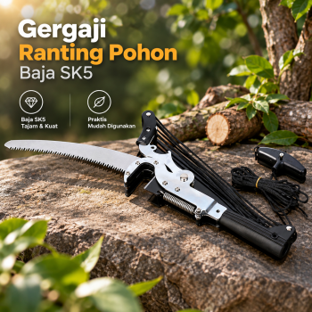 Gambar produk JIUJIUMU Gergaji Pemotong Ranting Pohon Tinggi High Saw Tool - ZS-12708