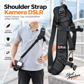 Gambar produk Focus Sling Belt Shoulder Strap Kamera DSLR - F1