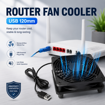 Gambar produk SXDOOL Kipas Router Fan Cooler Cooling Case DIY USB 120mm - SX120