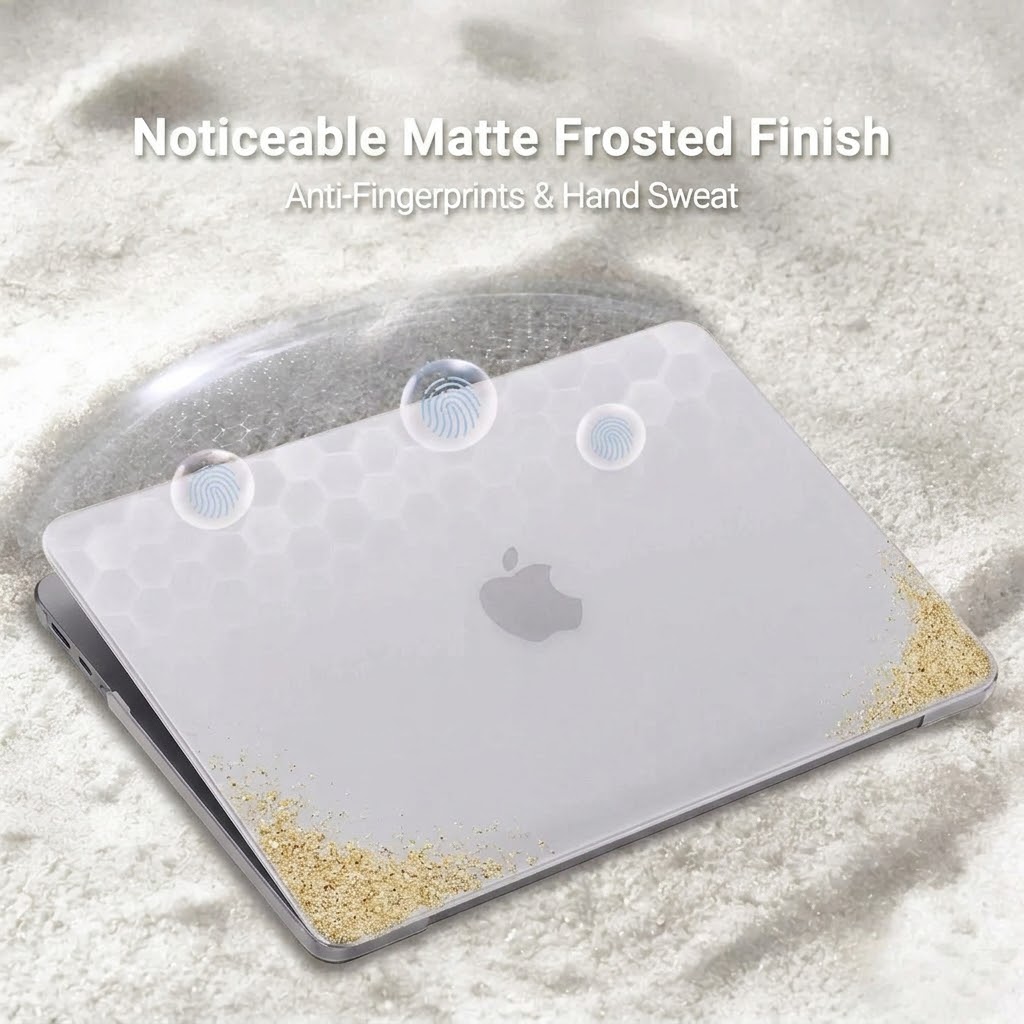 Gambar produk WCOVE Crystal Case Pelindung Laptop Cover MacBook Neo A18 13 Inch - A3404 - 4