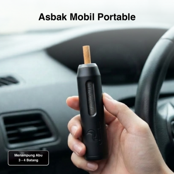 Gambar produk Supo Asbak Rokok Mobil Anti Spatter Portable Ashtray Plastik 3 Size - YB31