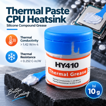 Gambar produk Halnziue Thermal Paste CPU Heatsink Silicone Compound Grease 10g - HY410