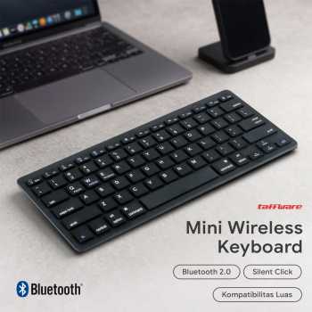 Gambar produk Taffware Keyboard Bluetooth Wireless Portable iOS Android Windows PC - BK3001