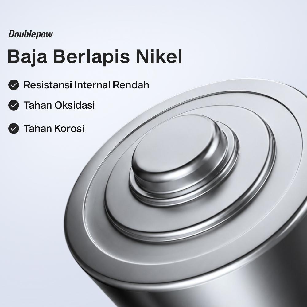 Gambar produk Doublepow Baterai Isi Ulang AAA Ni-MH Button Top 1100 mAh 1.2V 1 PCS - 7