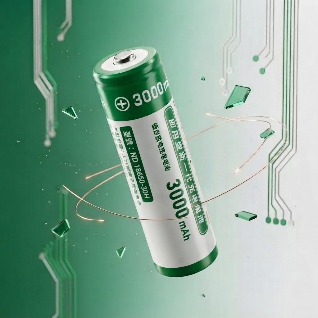Gambar produk Doublepow Baterai Isi Ulang 18650 Li-Ion Button Top 3000 mAh 3.7V - DP18650 - 1