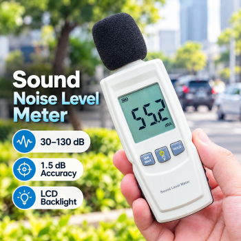 LABART Sound Noise Level Meter Digital Alat Pengukur Suara 30-130dB - GM1352