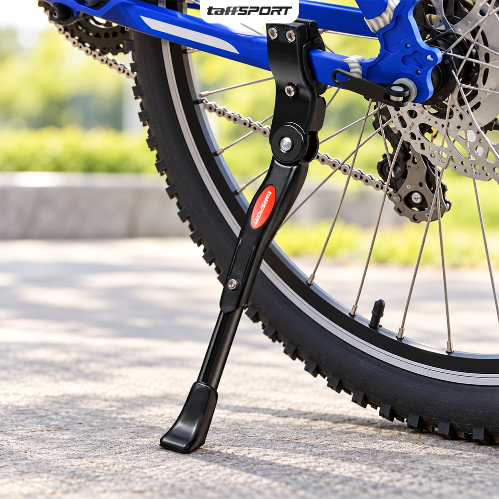 Gambar produk TaffSPORT Standar Sepeda Samping Adjustable Bike Kickstand 34-39cm - Z50 - 7