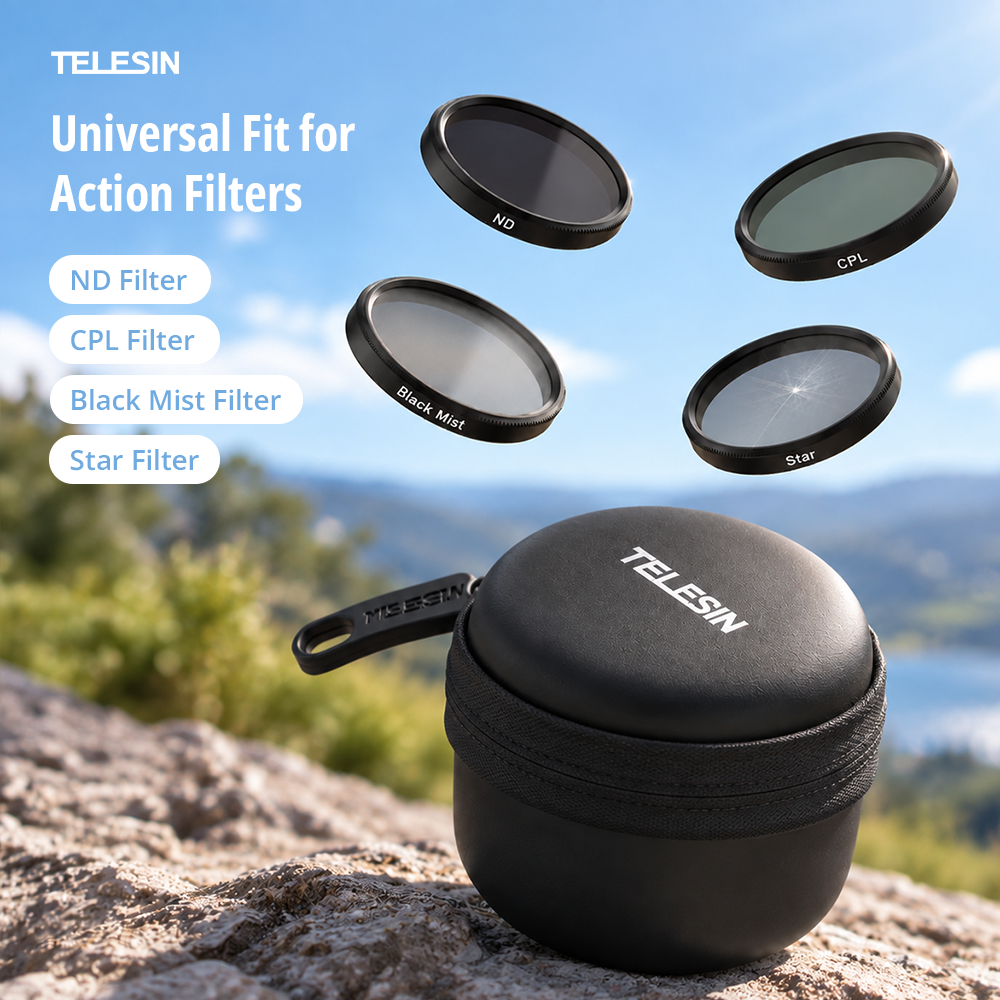 Gambar produk TELESIN Lens Filter Storage Case Action Camera Hard Shell 6 Slot - S6-PRC-17 - 5