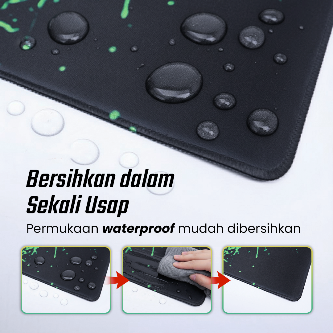 Gambar produk TaffGEAR Mouse Pad Gaming XL Anti Slip Desk Mat 240x310x2mm Speed - LS - 3